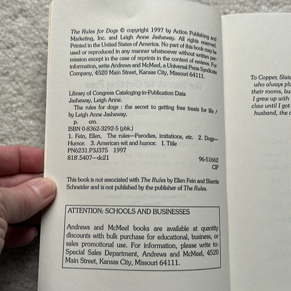Vintage Book:  The Rules for Dogs - Picture 5 of 7